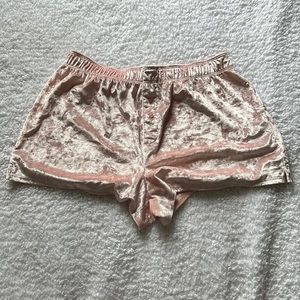 PINK velvety pj pants size- small